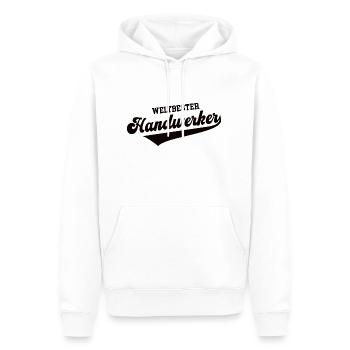 Weltbester Handwerker Bester Handwerk Meister - Männer Premium Bio Hoodie - Weiß - Vorne - Nico (187cm)