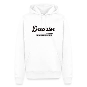 Drechsler in Ausbildung Drechslerausbildung Lehre - Männer Premium Bio Hoodie - Weiß - Vorne - Nico (187cm)