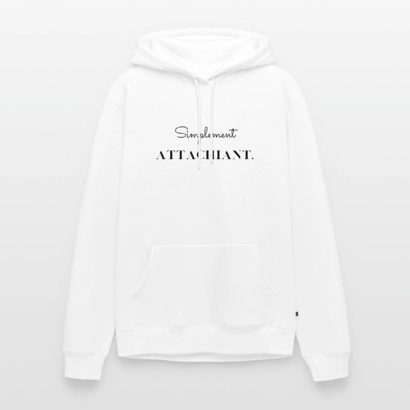 Simplement attachiant Sweat à capuche Premium bio Homme