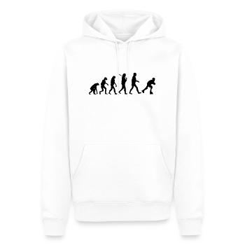 evolution rollerblades - Men’s Premium Organic Hoodie - white - Front - Nico (187cm)