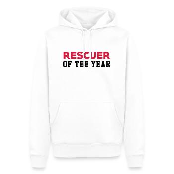 Erste Hilfe / Retter / Retterin / Arzt - Männer Premium Bio Hoodie - Weiß - Vorne - Nico (187cm)