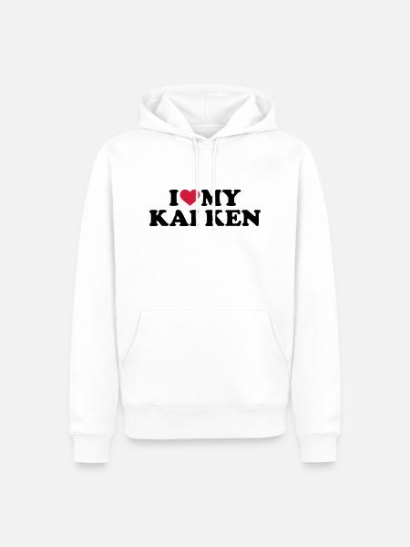 Kai Ken - Men’s Premium Organic Hoodie - white