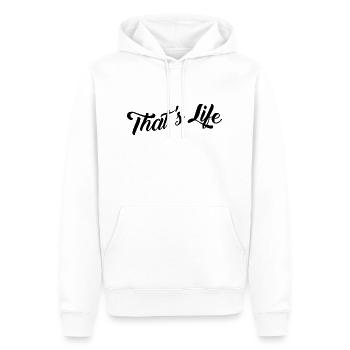 So ist das Leben - Männer Premium Bio Hoodie - Weiß - Vorne - Nico (187cm)