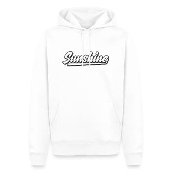 Sunshine - Männer Premium Bio Hoodie - Weiß - Vorne - Nico (187cm)