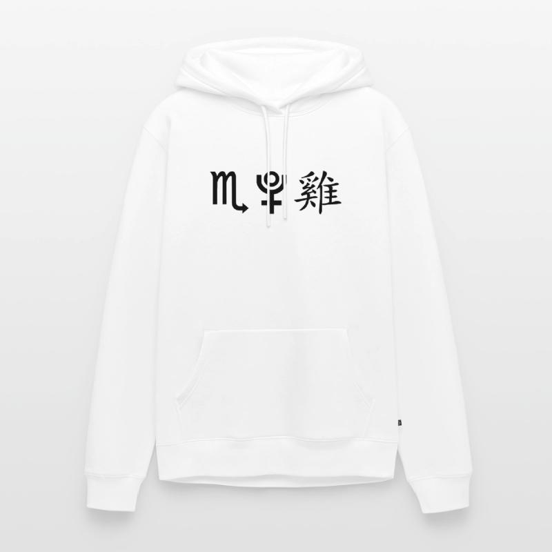 Scorpio Pluto Rooster Men’s Premium Organic Hoodie