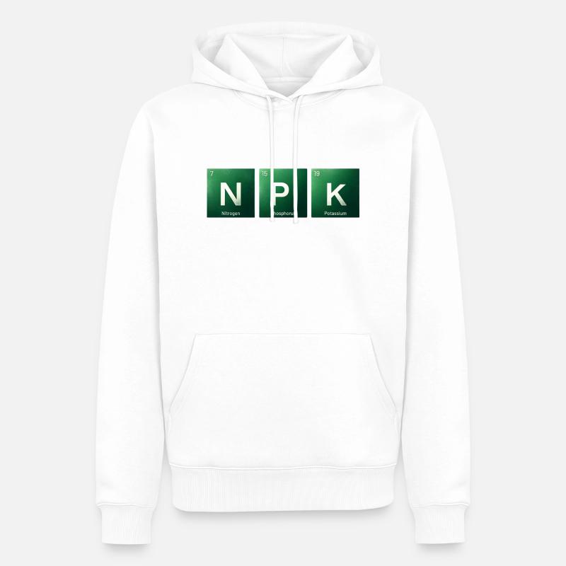 NPK - the essentials - Männer Premium Bio Hoodie - Weiß