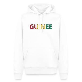 Flagge von Guinea - Männer Premium Bio Hoodie - Weiß - Vorne - Nico (187cm)