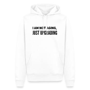Geburtstagsgeschenkidee - Männer Premium Bio Hoodie - Weiß - Vorne - Nico (187cm)