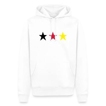 German Trible - Männer Premium Bio Hoodie - Weiß - Vorne - Nico (187cm)