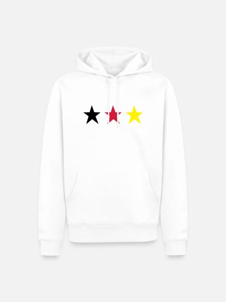 German Trible - Männer Premium Bio Hoodie - Weiß