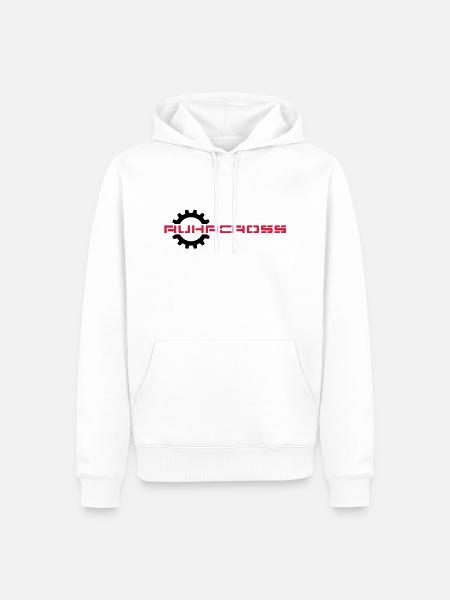 ruhrcross - Männer Premium Bio Hoodie - Weiß