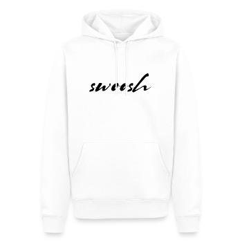 Swoosh - Sweat à capuche Premium bio Homme - blanc - Devant - Nico (187cm)