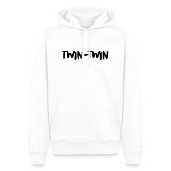 Grossesse Baby shower Babyshower Boy Girl - Sweat à capuche Premium bio Homme - blanc - Devant - Nico (187cm)