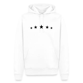 stern bogen - Männer Premium Bio Hoodie - Weiß - Vorne - Nico (187cm)