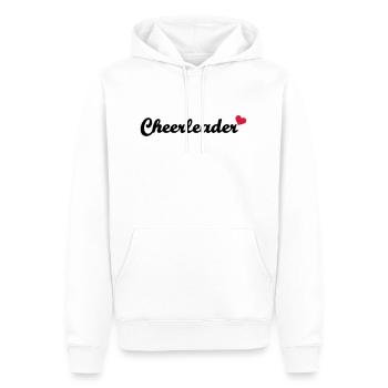 Cheerleader - Sweat à capuche Premium bio Homme - blanc - Devant - Nico (187cm)