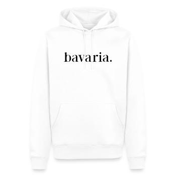 Bavière - Bavière, Munich - Sweat à capuche Premium bio Homme - blanc - Devant - Nico (187cm)