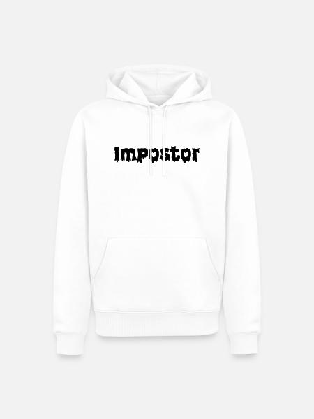 Impostor - Men’s Premium Organic Hoodie - white