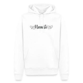 Yoga Méditation Spa Namaste - Sweat à capuche Premium bio Homme - blanc - Devant - Nico (187cm)