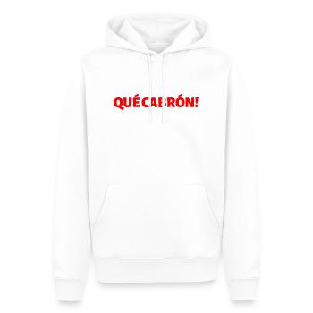 Spanisch Sprache - Männer Premium Bio Hoodie - Weiß - Vorne - Nico (187cm)