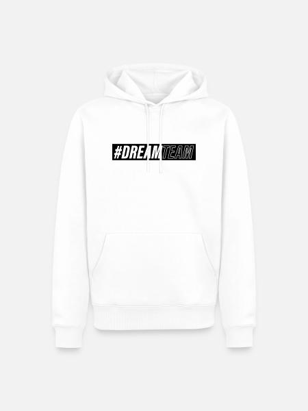 dream team - Männer Premium Bio Hoodie - Weiß