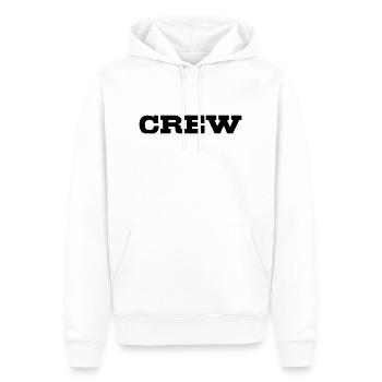 Crew - Sweat à capuche Premium bio Homme - blanc - Devant - Nico (187cm)