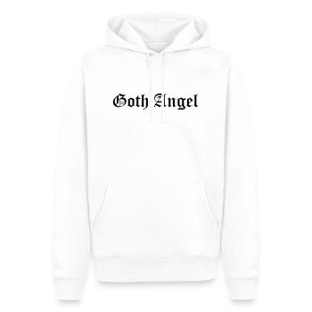 Goth Angel - Männer Premium Bio Hoodie - Weiß - Vorne - Nico (187cm)