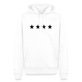 Sterne - Männer Premium Bio Hoodie - Weiß - Vorne - Nico (187cm)