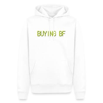Achat de BF - Sweat à capuche Premium bio Homme - blanc - Devant - Nico (187cm)