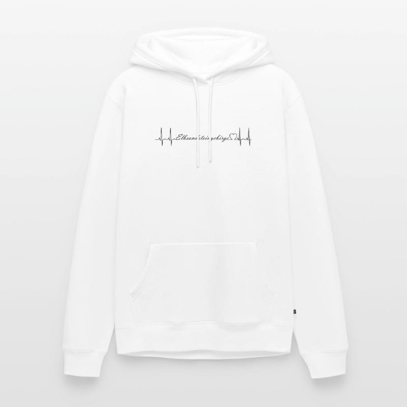 Montagnes de grès de l’Elbe Sweat à capuche Premium bio Homme