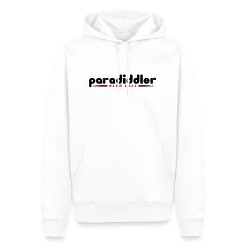 Paradiddler - Männer Premium Bio Hoodie - Weiß - Vorne - Nico (187cm)