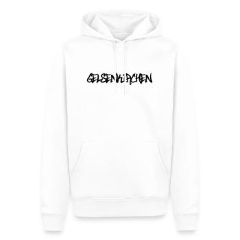 Gelsenkirchen Graffiti - Sweat à capuche Premium bio Homme - blanc - Devant - Nico (187cm)