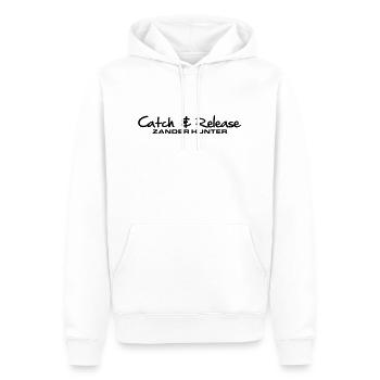 C&R Zander Hunter - Männer Premium Bio Hoodie - Weiß - Vorne - Nico (187cm)