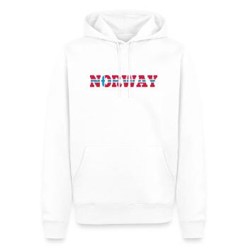 Norway Norwegen - Männer Premium Bio Hoodie - Weiß - Vorne - Nico (187cm)