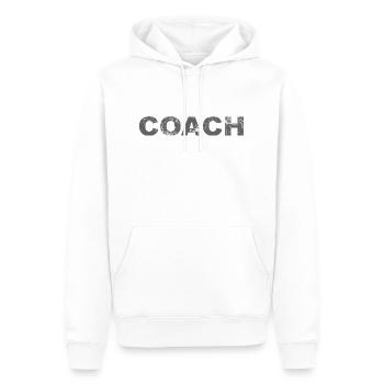 Coach Trainer Training - Men’s Premium Organic Hoodie - white - Front - Nico (187cm)