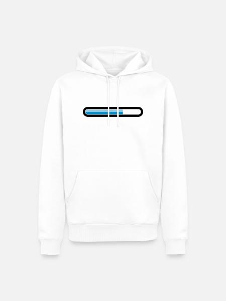 Herunterladen - Männer Premium Bio Hoodie - Weiß