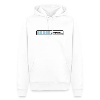 loading - Männer Premium Bio Hoodie - Weiß - Vorne - Nico (187cm)