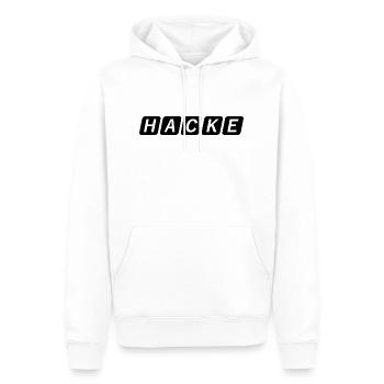 Sauf Spruch - Männer Premium Bio Hoodie - Weiß - Vorne - Nico (187cm)