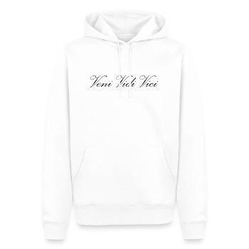 Zyzz classic Theme black Veni Vidi Vici - Männer Premium Bio Hoodie - Weiß - Vorne - Nico (187cm)