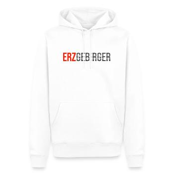 Erzgebirge Heimat - Männer Premium Bio Hoodie - Weiß - Vorne - Nico (187cm)