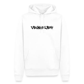 Frankfurt - Männer Premium Bio Hoodie - Weiß - Vorne - Nico (187cm)