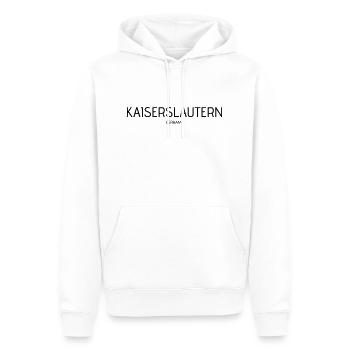 Kaiserslautern - Männer Premium Bio Hoodie - Weiß - Vorne - Nico (187cm)