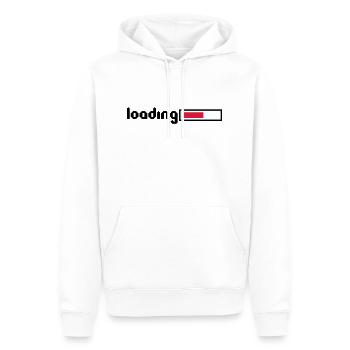 loading 8 bit pixel retro alt spiele computer lade - Männer Premium Bio Hoodie - Weiß - Vorne - Nico (187cm)