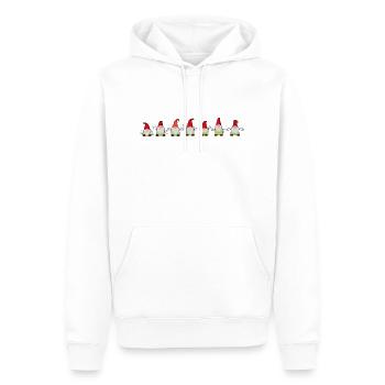 7 Gartenzwerge - Männer Premium Bio Hoodie - Weiß - Vorne - Nico (187cm)