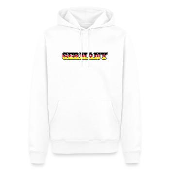 germany - Männer Premium Bio Hoodie - Weiß - Vorne - Nico (187cm)