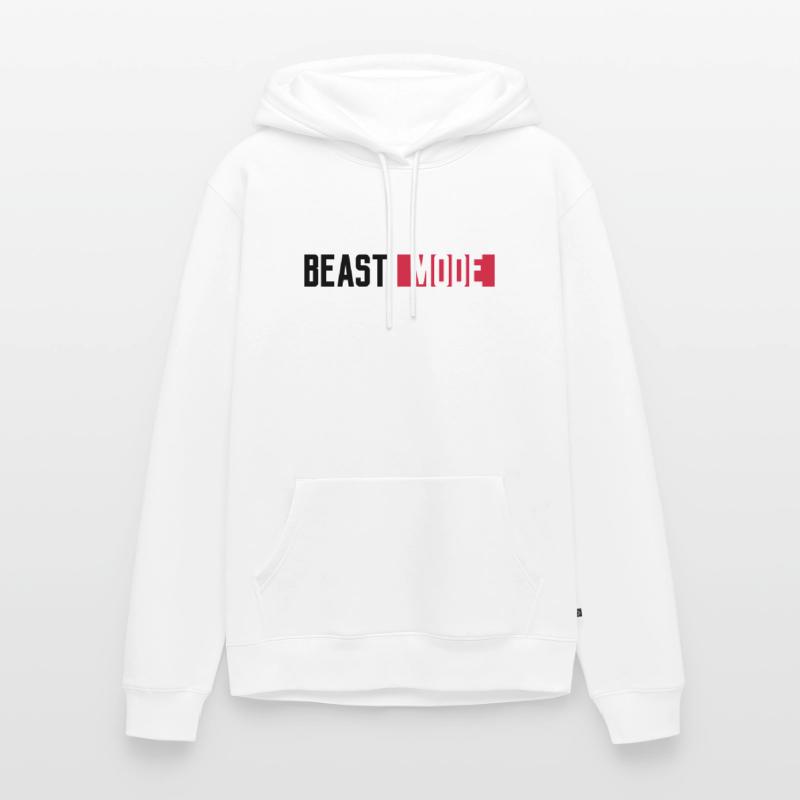 logo monster mode on schalter beast button switch Männer Premium Bio Hoodie