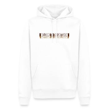 Spiegelung Welcome Shitshow - Männer Premium Bio Hoodie - Weiß - Vorne - Nico (187cm)