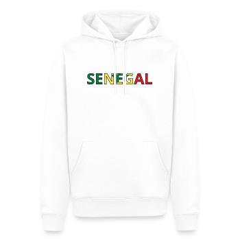 Flagge von Senegal - Männer Premium Bio Hoodie - Weiß - Vorne - Nico (187cm)