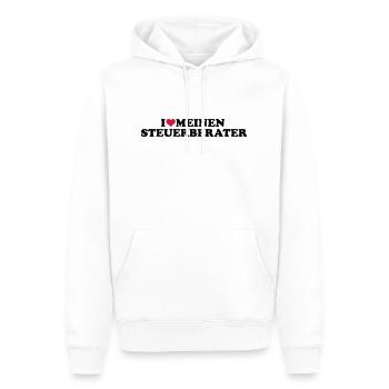 Steuerberater - Männer Premium Bio Hoodie - Weiß - Vorne - Nico (187cm)