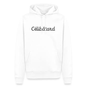 Celibâtard - Men’s Premium Organic Hoodie - white - Front - Nico (187cm)