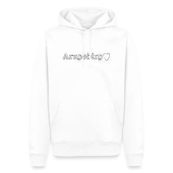 Erzgebirge Heimat Liebe - Männer Premium Bio Hoodie - Weiß - Vorne - Nico (187cm)